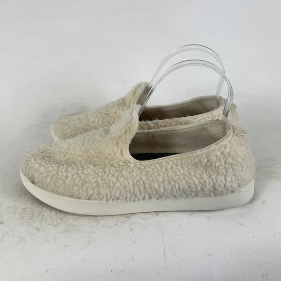 Allbirds Shoes Women's 9 White Merino Cozy Casual Wool Lounger Fluffs Slip-On - Picture 5 of 10